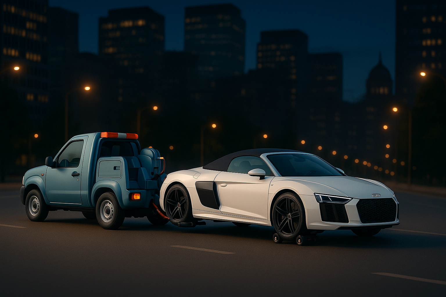 Abschleppdienst Hintergrund